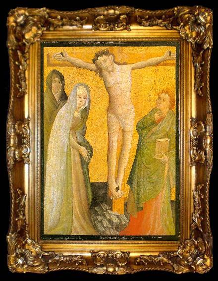 framed  Berswordt Altar The Crucifixion, ta009-2
